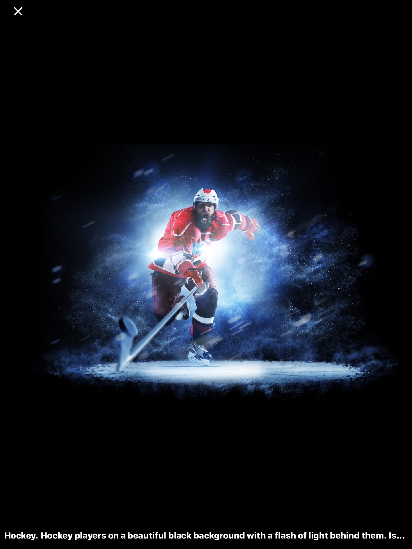 Hockey athlete