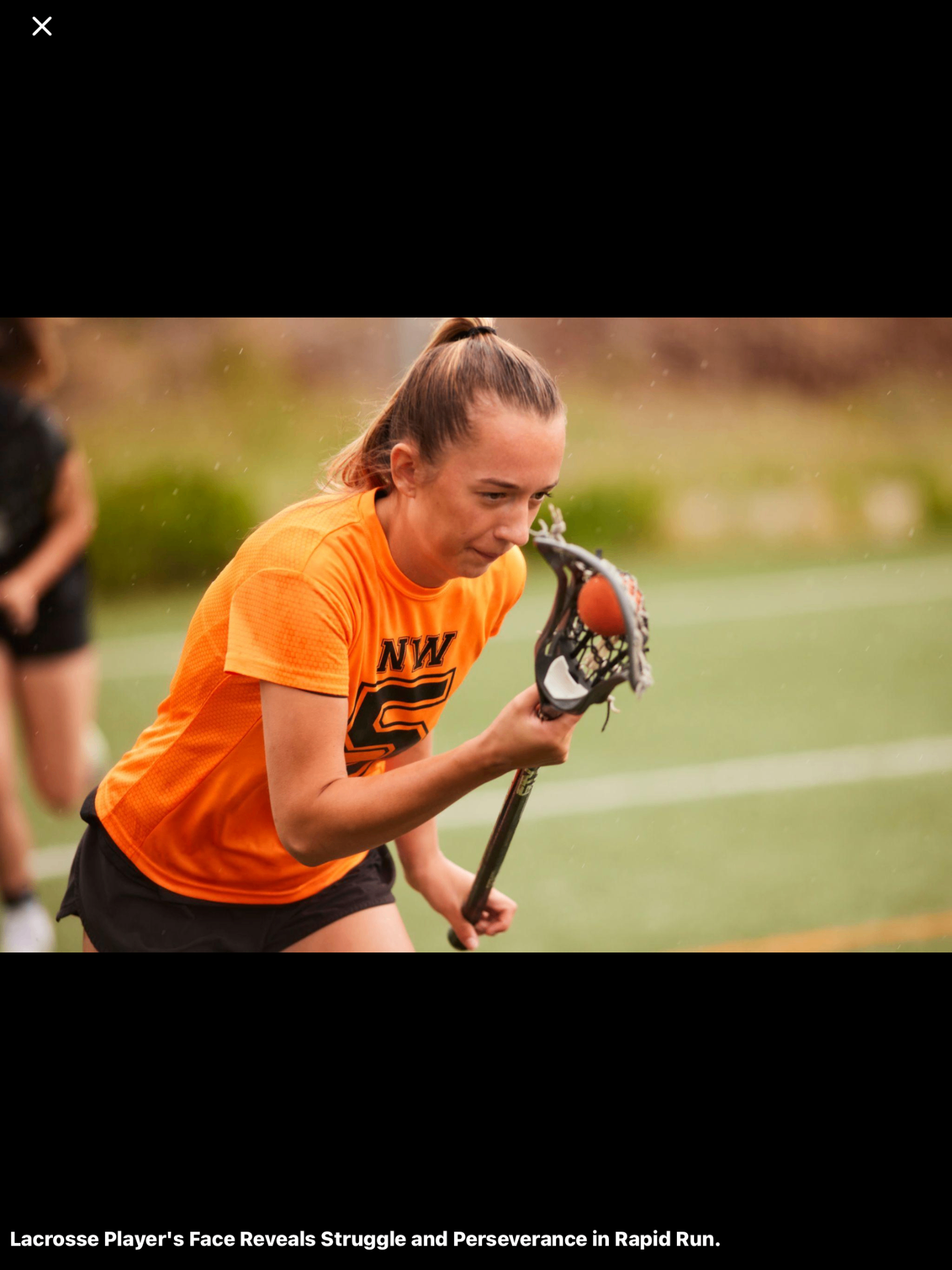 Lacrosse athlete